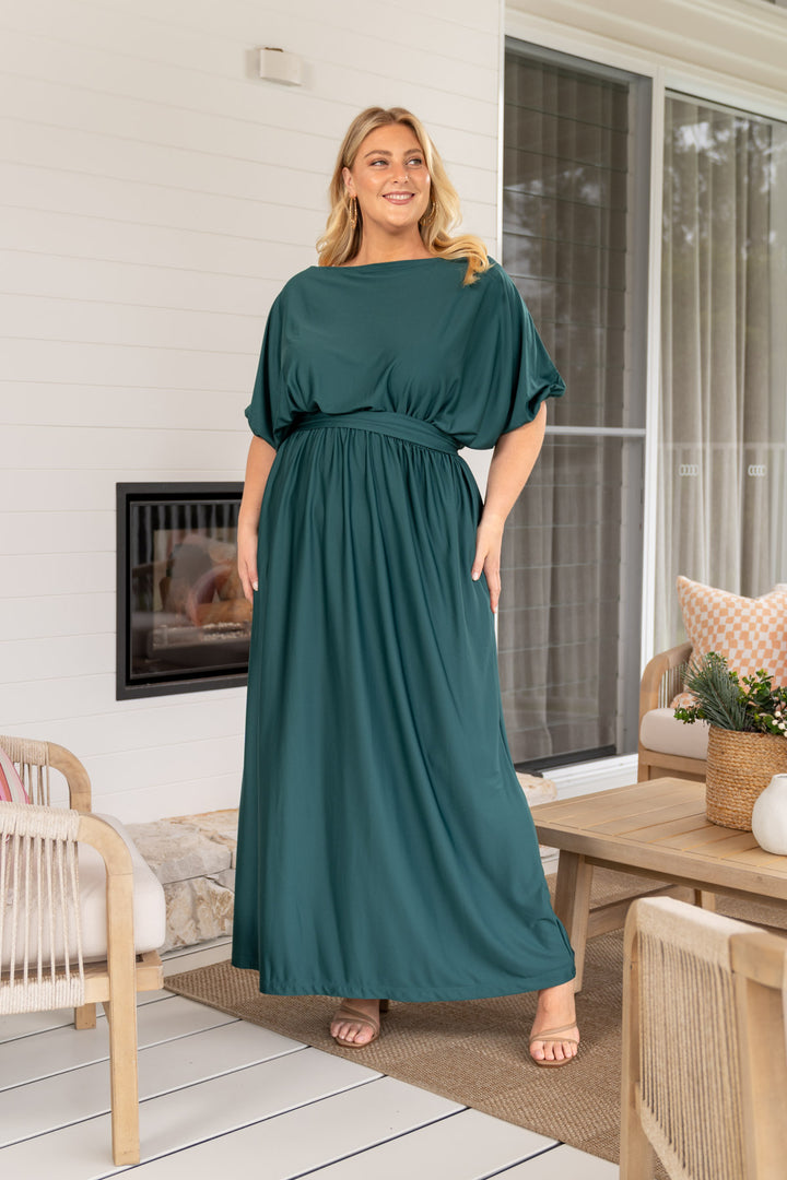 Cora Maxi Dress - Emerald