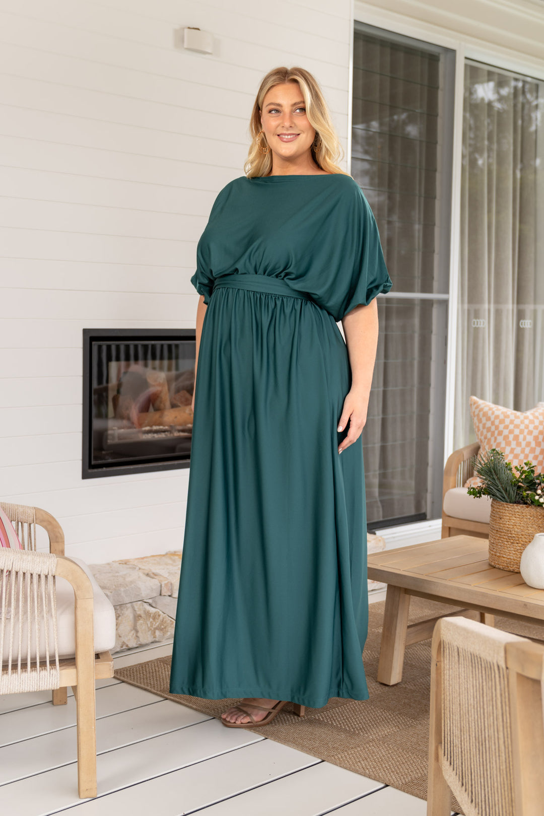 Cora Maxi Dress - Emerald