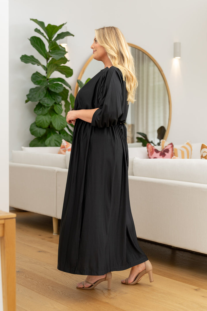 Alexa Maxi Dress - Black