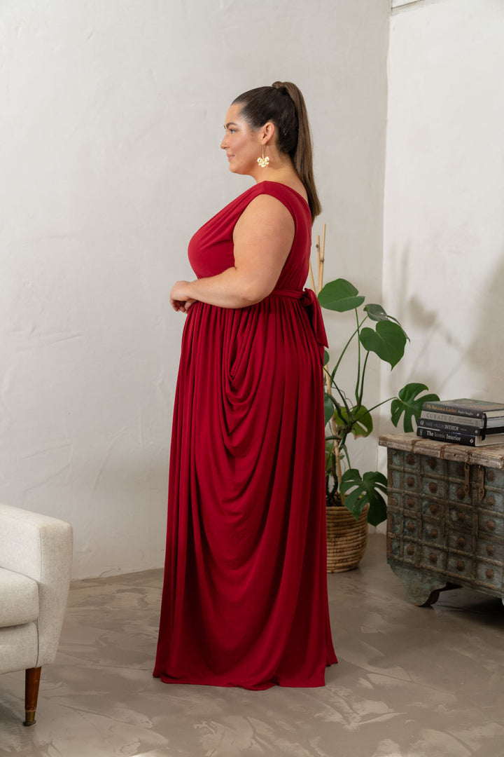 Aphrodite Maxi Dress - Sangria