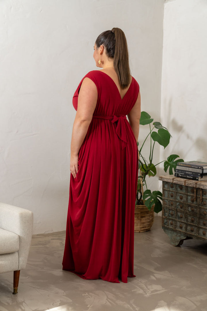 Aphrodite Maxi Dress - Sangria