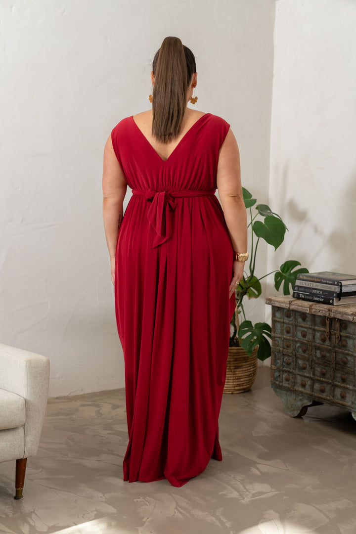 Aphrodite Maxi Dress - Sangria