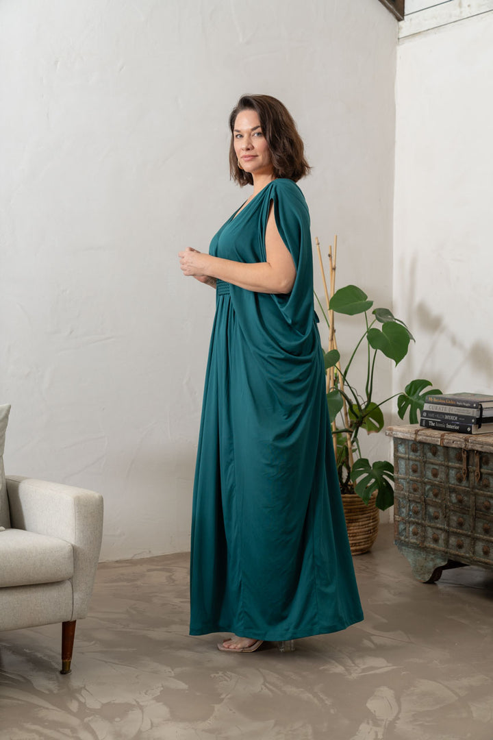 Gianna Maxi Dress - Emerald