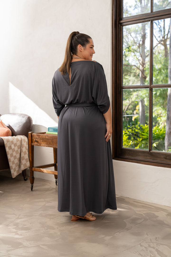 Alexa Maxi Dress - Steel