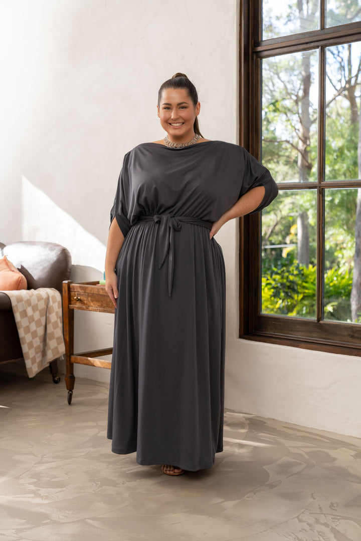 Alexa Maxi Dress - Steel