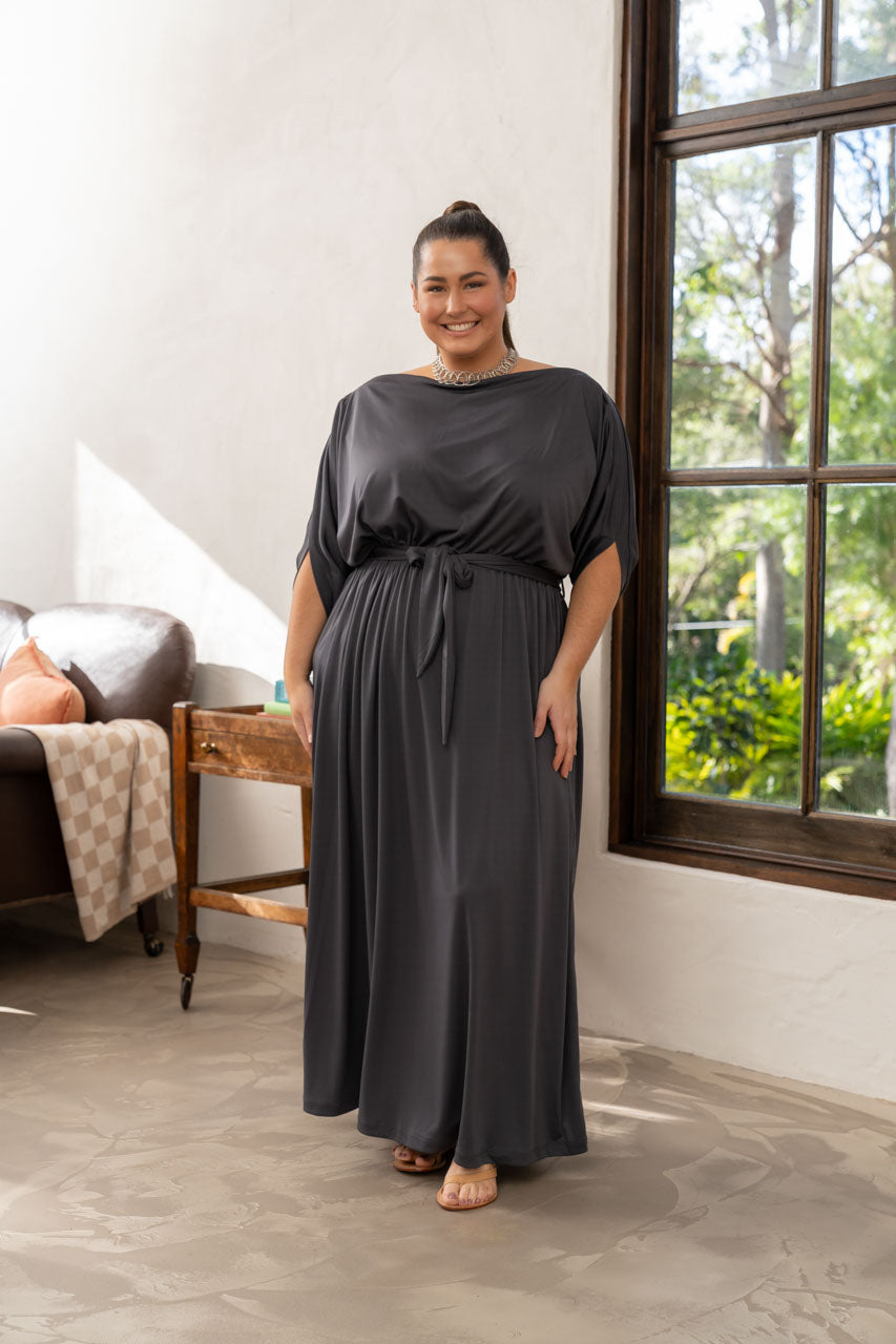 Alexa Maxi Dress - Steel