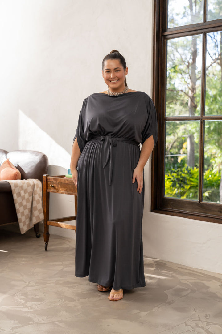 Alexa Maxi Dress - Steel