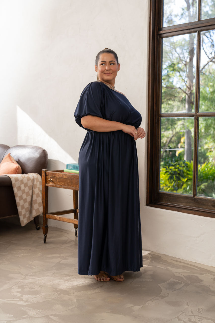 Cora Maxi Dress - Navy