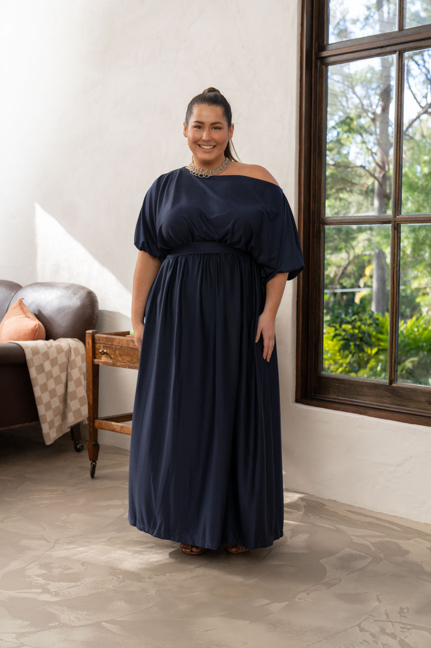 Cora Maxi Dress - Navy