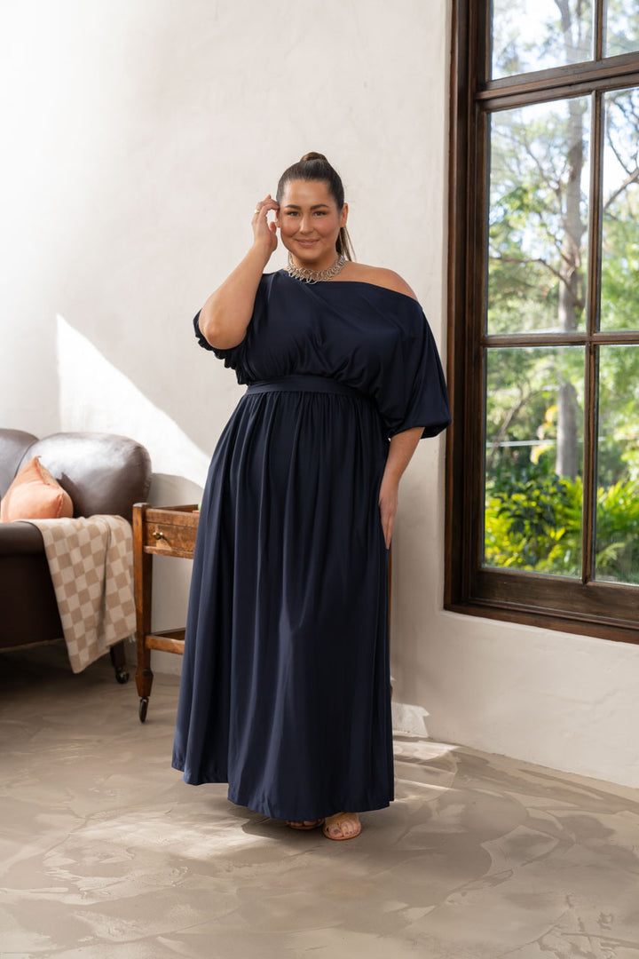 Cora Maxi Dress - Navy