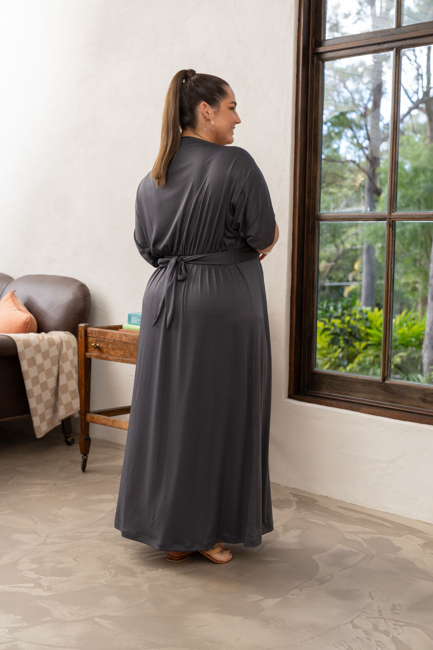 Taylah Maxi Dress - Steel