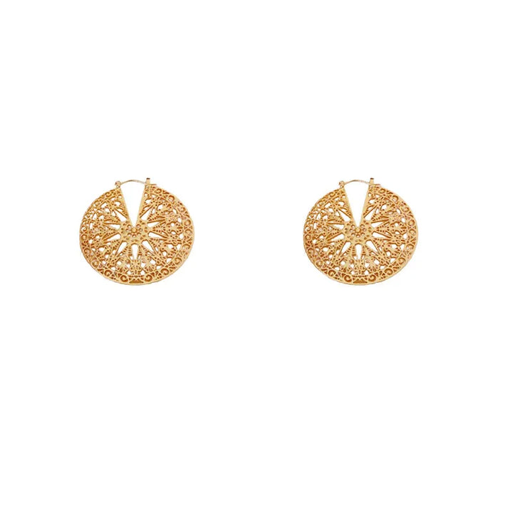 Vintage Style Gold Earrings