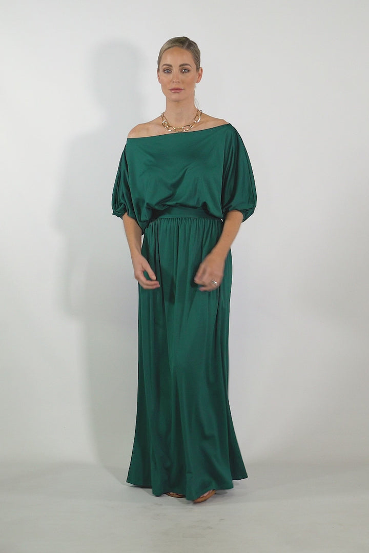 Cora Maxi Dress - Emerald