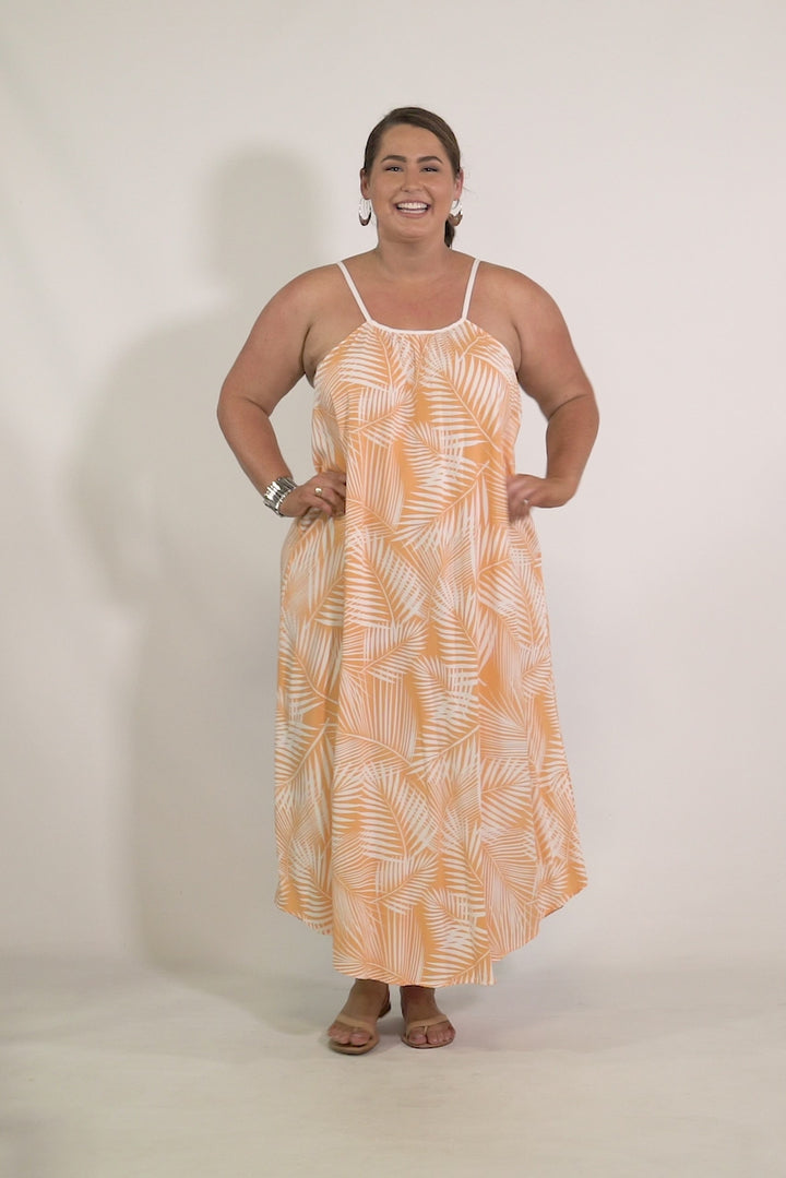Aruba Maxi Dress - Coral / ONLY 2 LEFT!