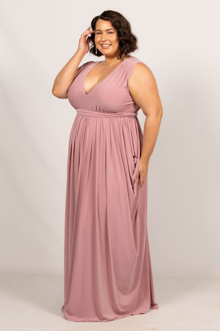 Aphrodite Maxi Dress - Dusty Pink