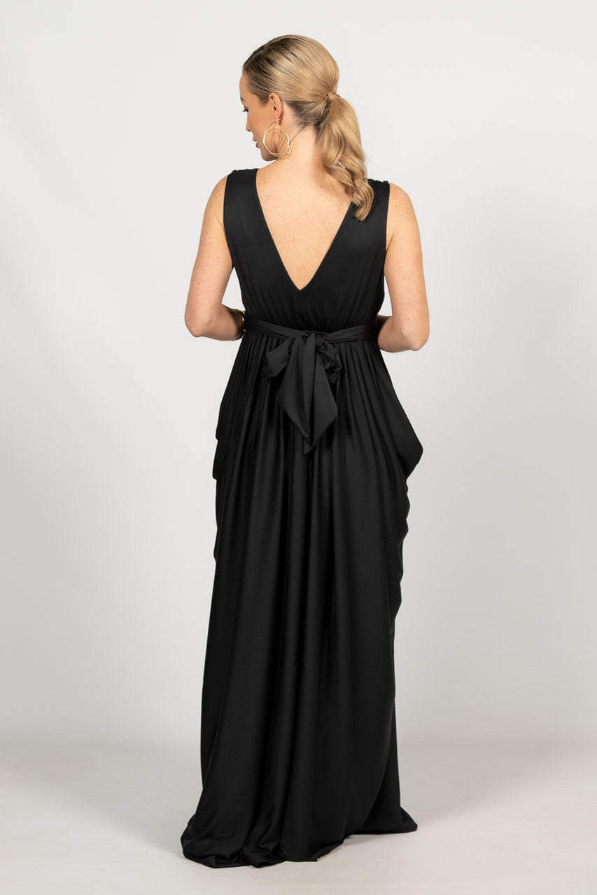 Aphrodite Maxi Dress - Black