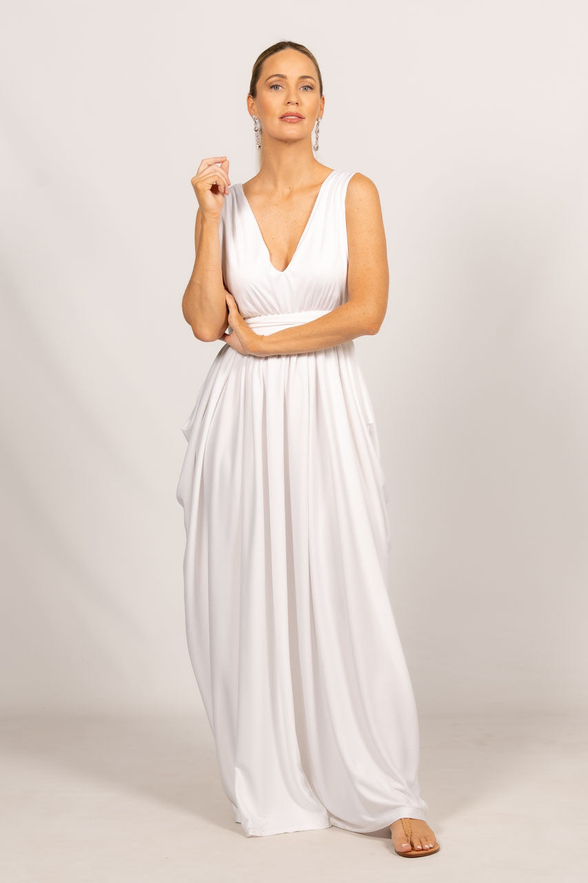 Aphrodite Maxi Dress - White