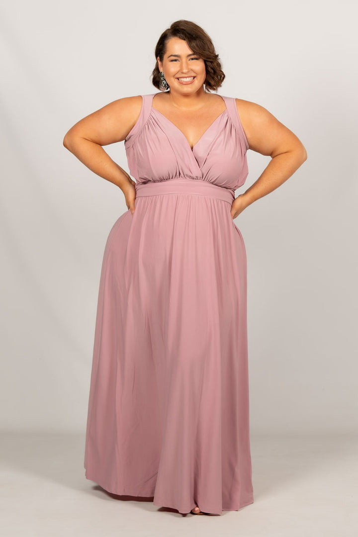 Harlow Maxi Dress - Dusty Pink