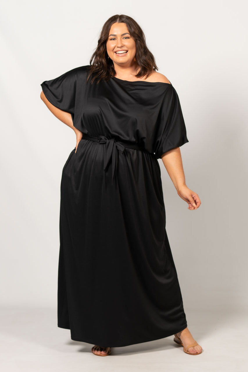 Cora Maxi Dress - Black