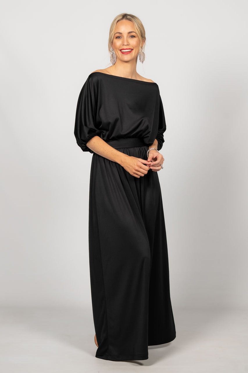 Cora Maxi Dress - Black