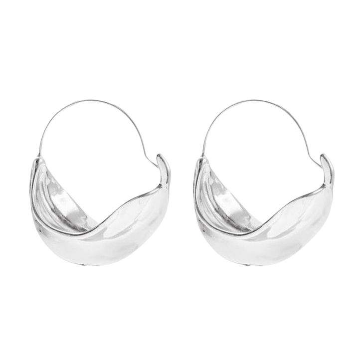 Silver Basket Earrings