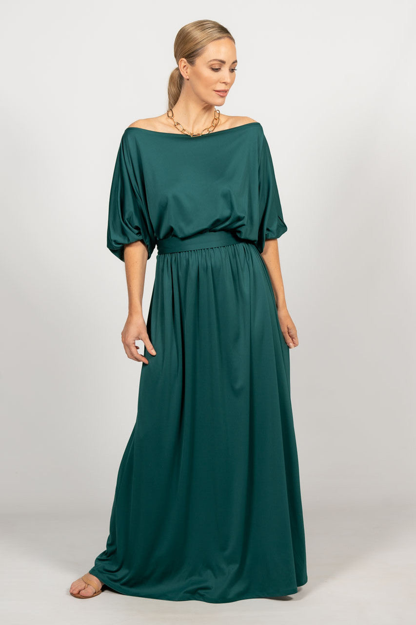 Cora Maxi Dress - Emerald