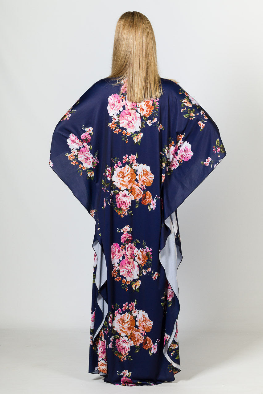 Keira Maxi Dress - Navy Floral