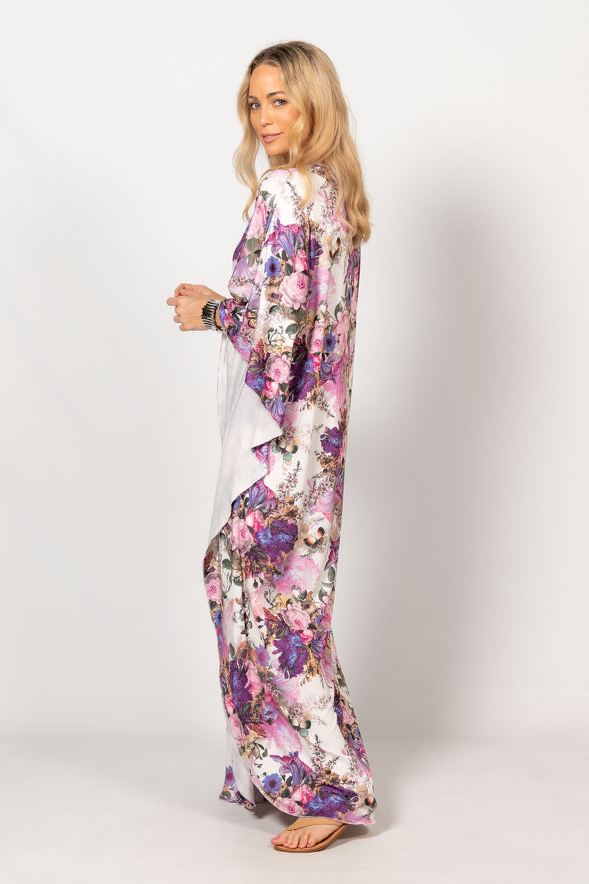 Keira Maxi Dress - Purple Floral