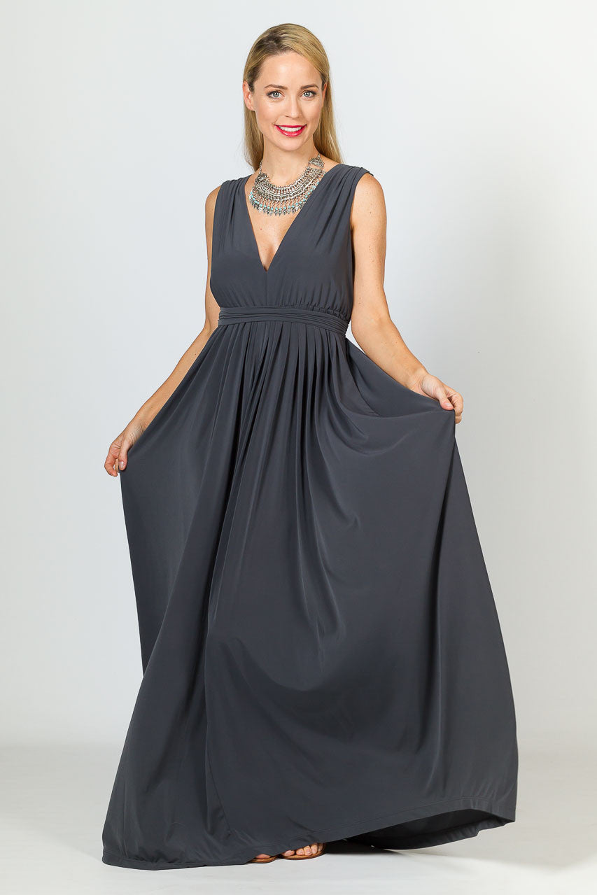 Aphrodite Maxi Dress - Slate / ONLY 2 LEFT!