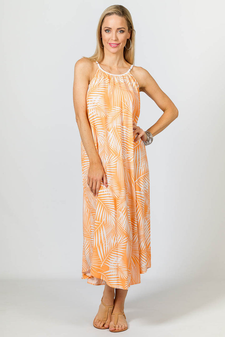 Aruba Maxi Dress - Coral