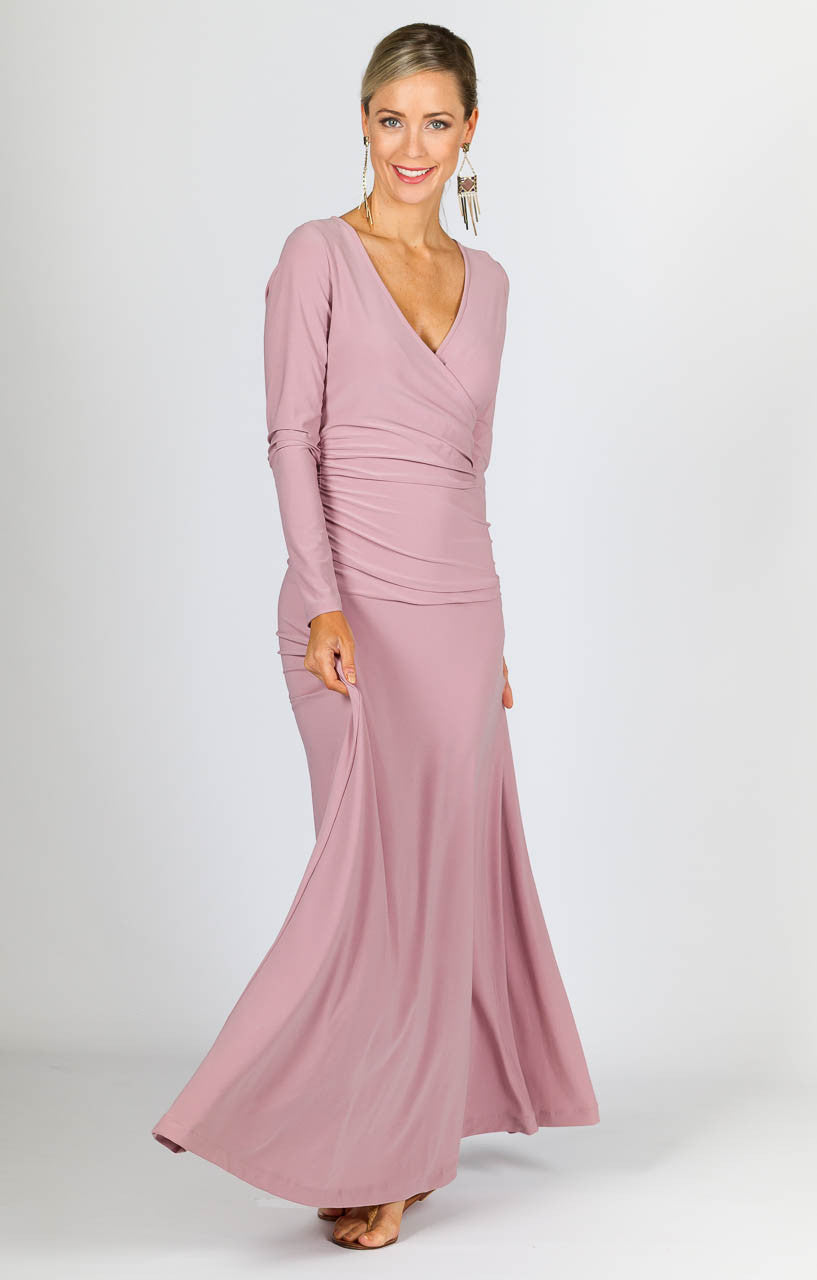 Avery Maxi Dress - Dusty Pink