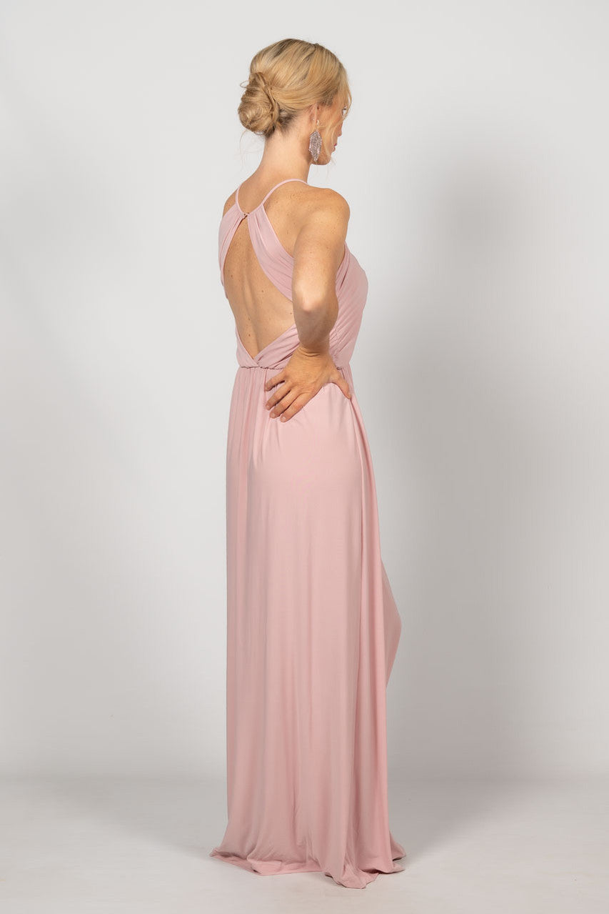 Isabella Maxi Dress - Baby Pink