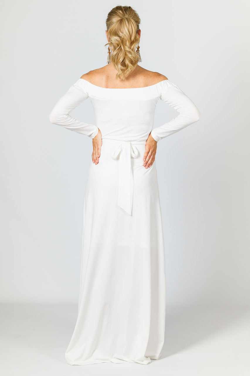 Mila Maxi Dress - White